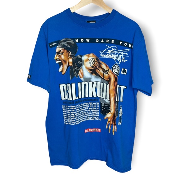 Vintage Other - Vintage 90s DaLinkWent Aaron Lydell Graphic Rap T-Shirt Size XL